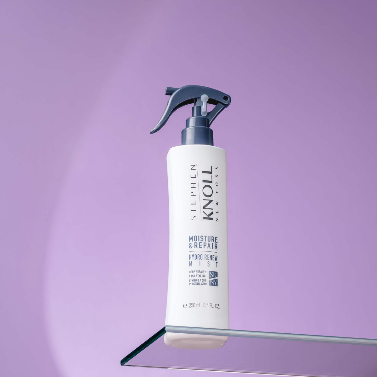 Stephen Knoll Hydro Renew Mist Moisture & Repair, 250 ml bottle, studio shot