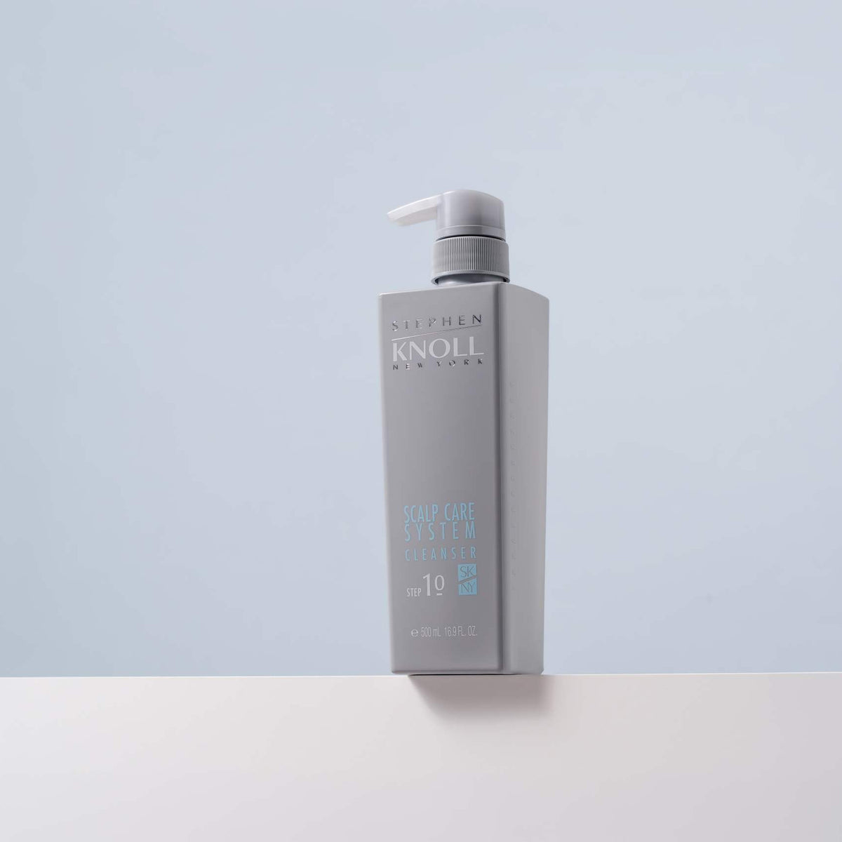Stephen Knoll Scalp Care System Cleanser, 500 ml bottle, studio shot