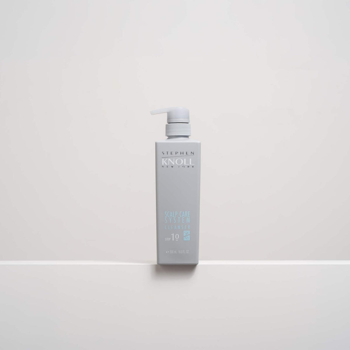 Stephen Knoll Scalp Care System Cleanser, 500 ml bottle, studio shot