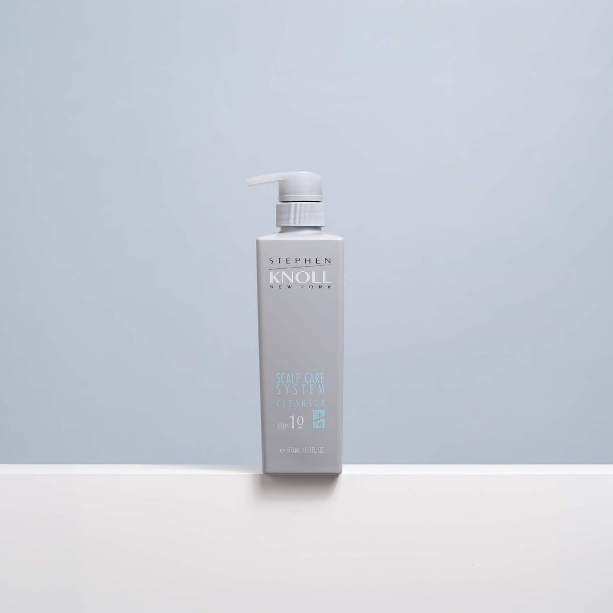 Stephen Knoll Scalp Care System Cleanser, 500 ml bottle, studio shot