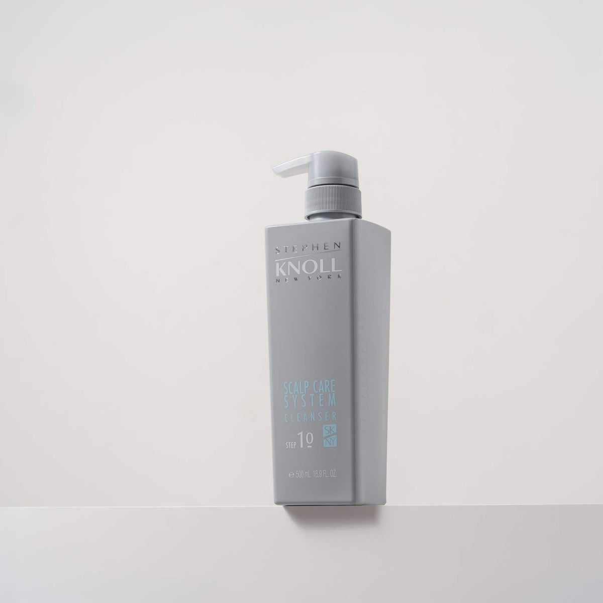 Stephen Knoll Scalp Care System Cleanser, 500 ml bottle, studio shot