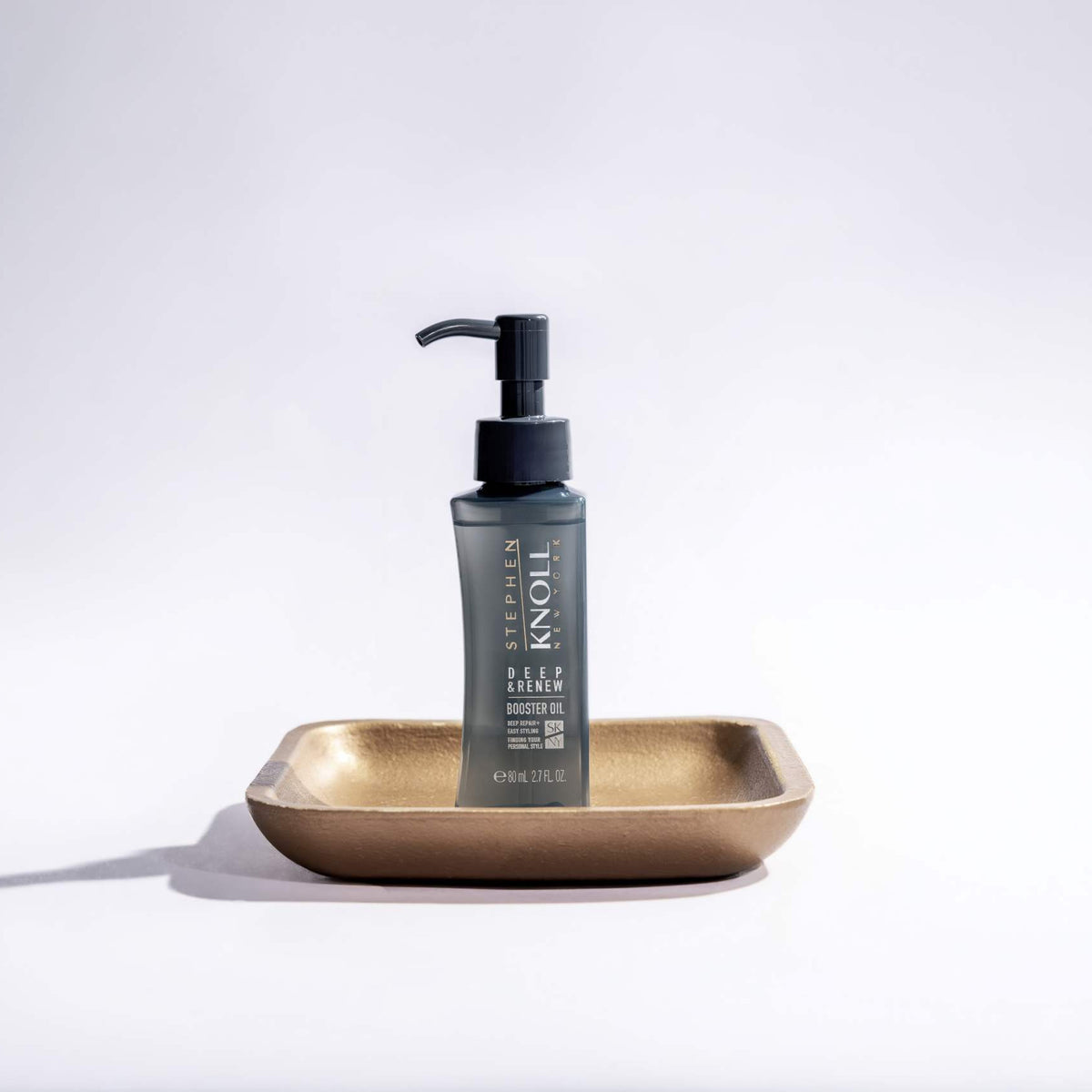 Stephen Knoll Deep & Renew Booster Oil, 80 ml bottle, studio shot