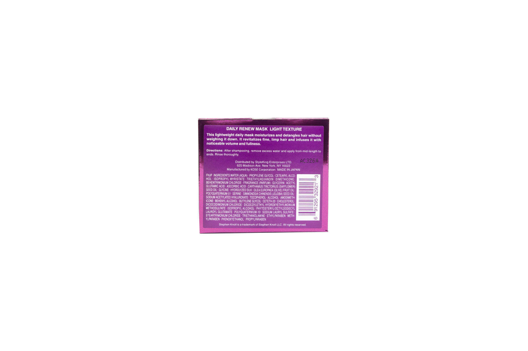 Light Texture Daily Mask