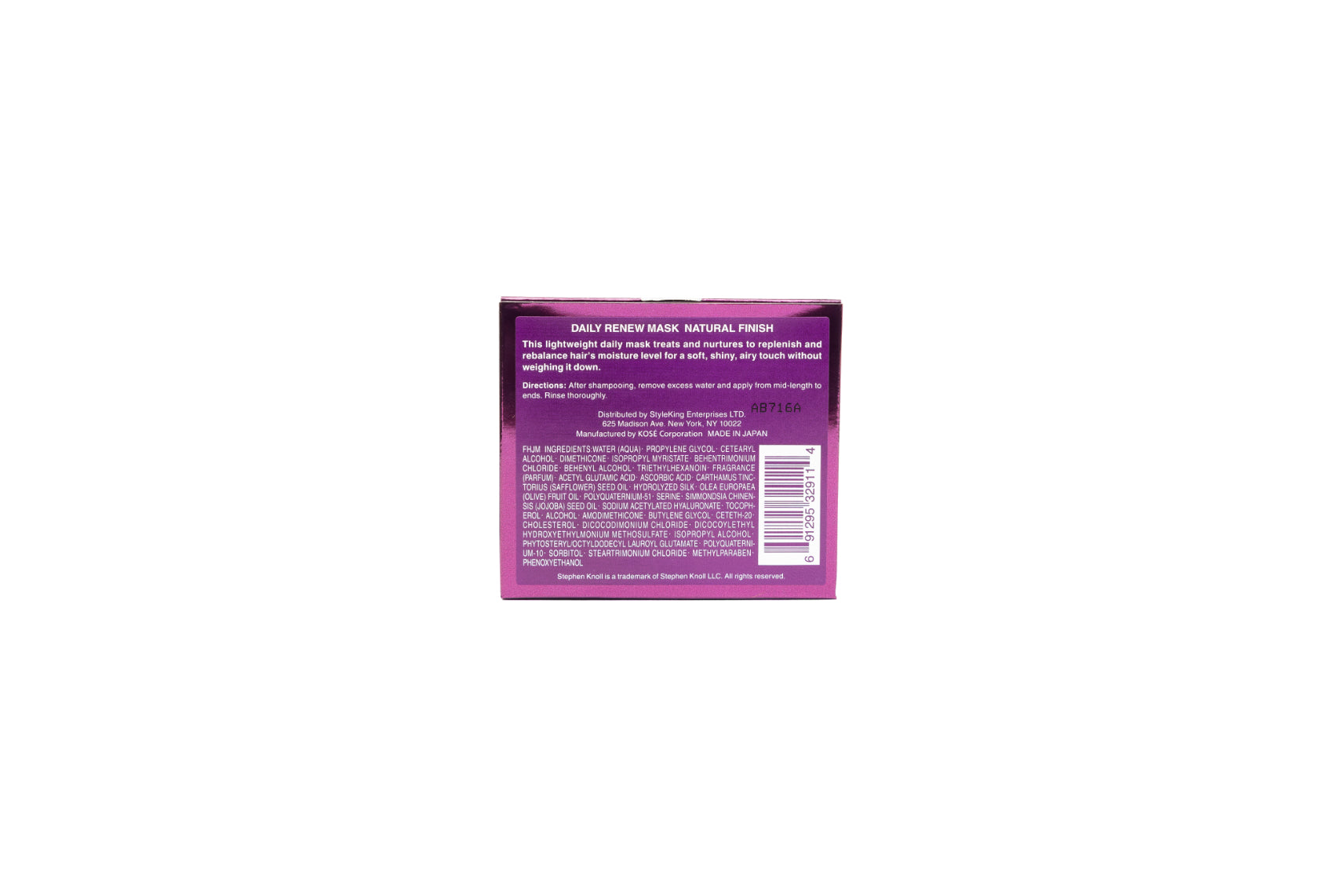 Natural Finish Daily Mask — Daily Hydration | Stephen Knoll